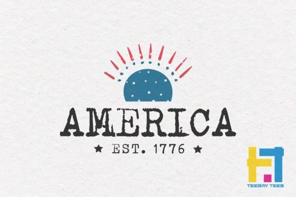 4th of July America Svg Design