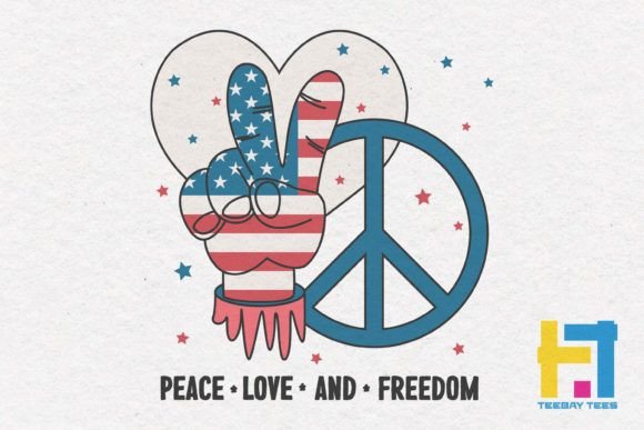 4th of July Peace Love and Freedom SVG Review