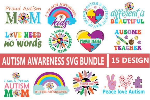 Autism Awareness Svg Bundle Review