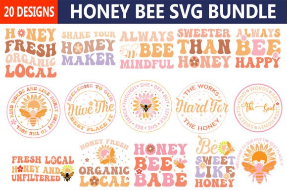 Bee Honey Retro Svg Bundle Review