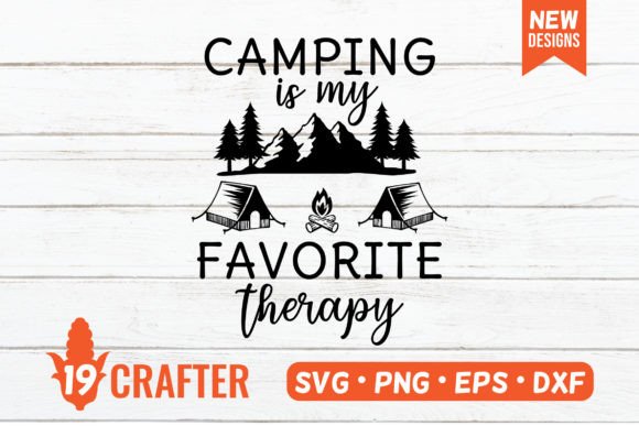Camping Is My Favorite Therapy SVG Review
