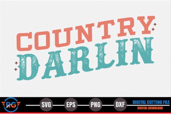 Country Darlin Retro Western SVG Review