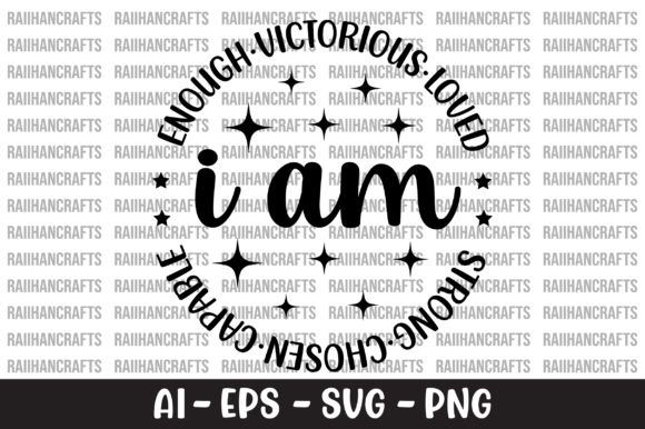 Enough Victorious Loved I Am Strong SVG Review