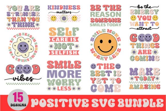 Positive Kindness Quotes SVG Bundle Review